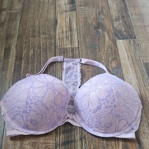 New Victoria's Secret Lavender Purple Lace Push Up Bra